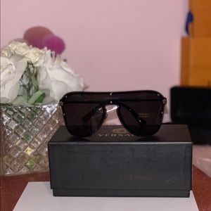 Versace shield sunglasses for women